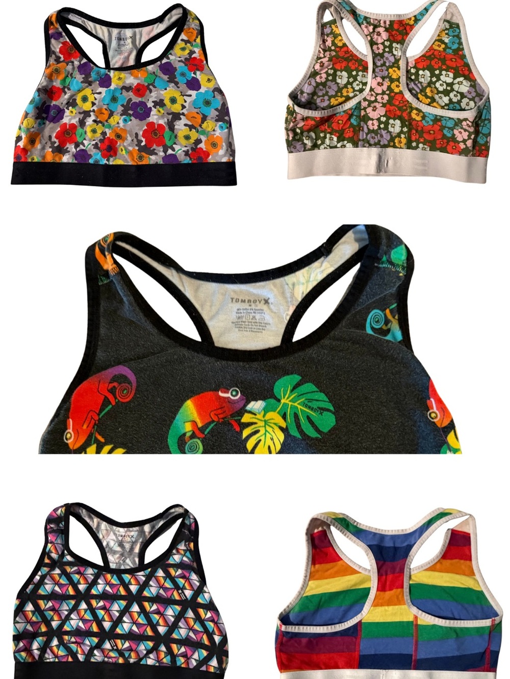 TomboyX - Racerback Soft Bra (Lot of 5)